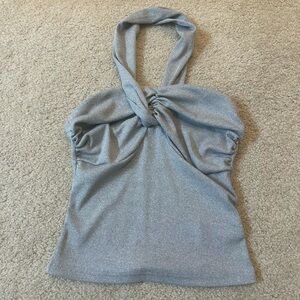 SHEIN Gray Halter Top